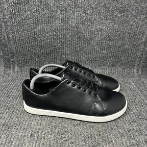 Feelgrounds Original Luxe Barefoot Minimalist Shoes Black Leather Mens 8 / 10 W